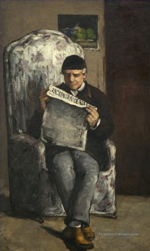  JOUR Tableaux - Les artistes Père lisant son journal Paul Cézanne